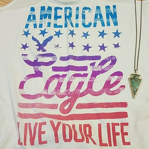 American Eagle Racer Back Tank Top - Picture 3 of 4
